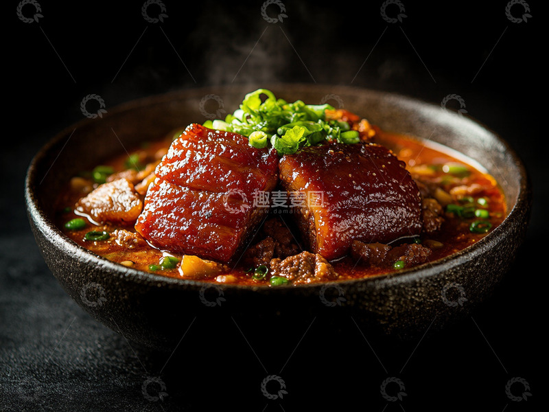 高清大图下载【趣麦麦图】美食红烧肉摄影宣传