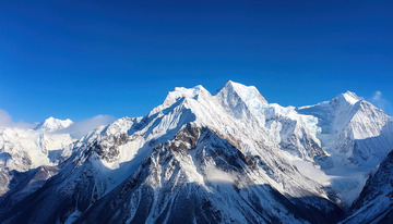 雪覆峻岭云漫舞1