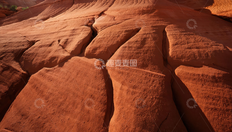 高清大图下载【趣麦麦图】砂岩洞穴的神秘之光