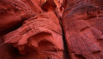 砂岩洞穴的光影交响