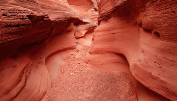 砂岩的地质光影杰作