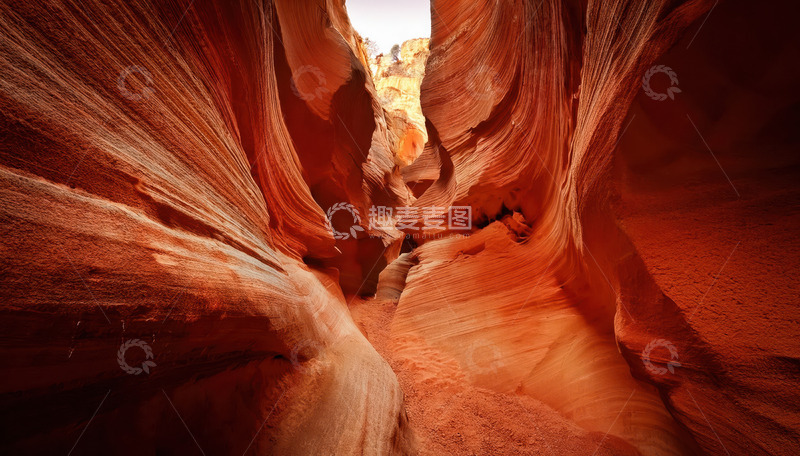 高清大图下载【趣麦麦图】-砂岩洞穴的宁静之光