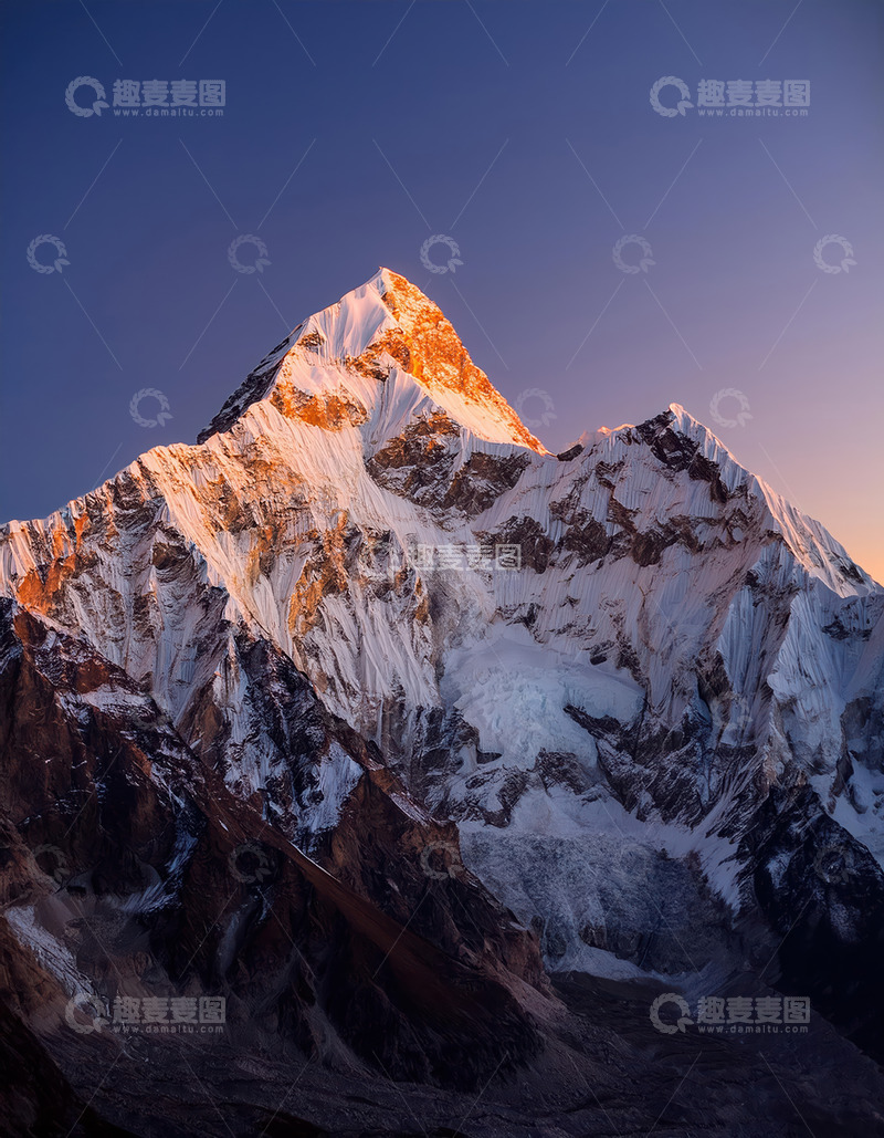 高清大图下载【趣麦麦图】雪山金顶耀乾坤1