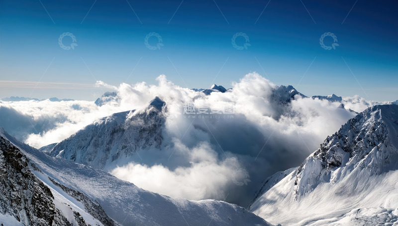 高山雪顶云遮颜2