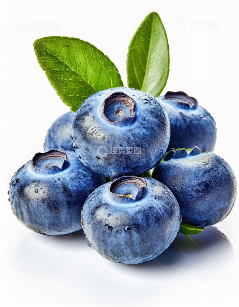 高清大图下载【趣麦麦图】减肥佳品蓝莓