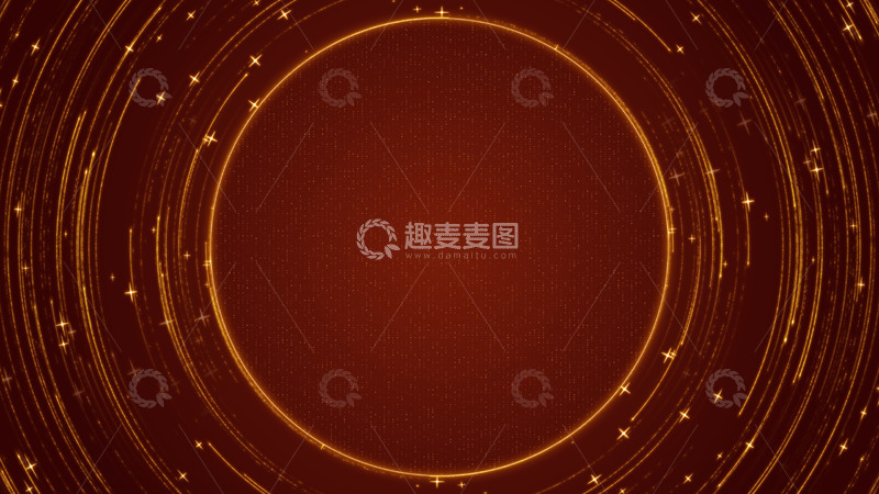星轨圆环节日粒子红色背景