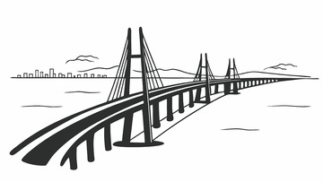 中国地标建筑港珠澳大桥