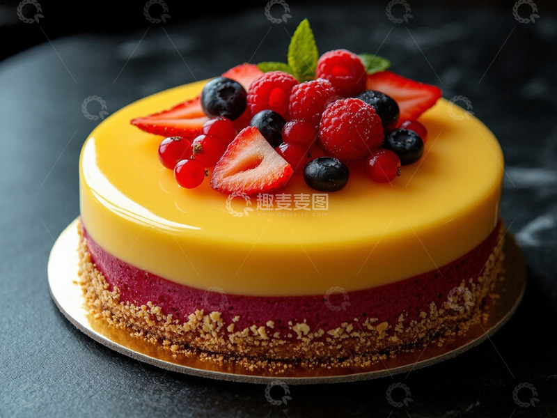 高清大图下载【趣麦麦图】创意美食奶油蛋糕甜点摄影4