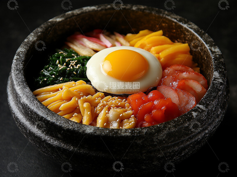 高清大图下载【趣麦麦图】创意美食拌饭摄影