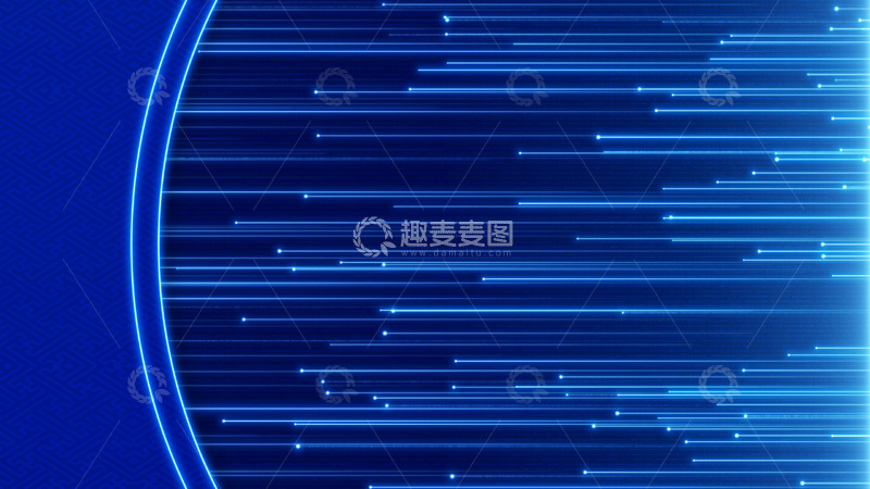 源文件下载【趣麦麦图】流星粒子拖尾蓝色背景