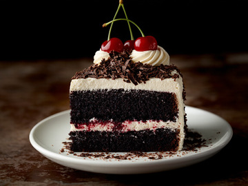 创意美食巧克力蛋糕甜点摄影1