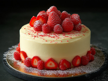 创意美食奶油蛋糕甜点摄影