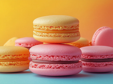 创意美食马卡龙甜点摄影