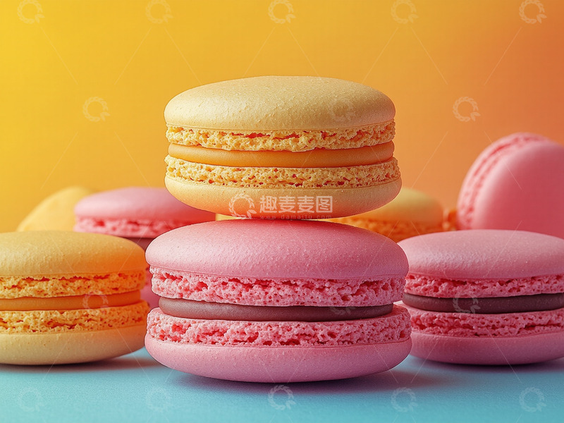 高清大图下载【趣麦麦图】创意美食马卡龙甜点摄影