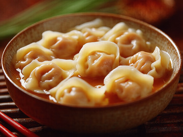 创意美食馄饨摄影