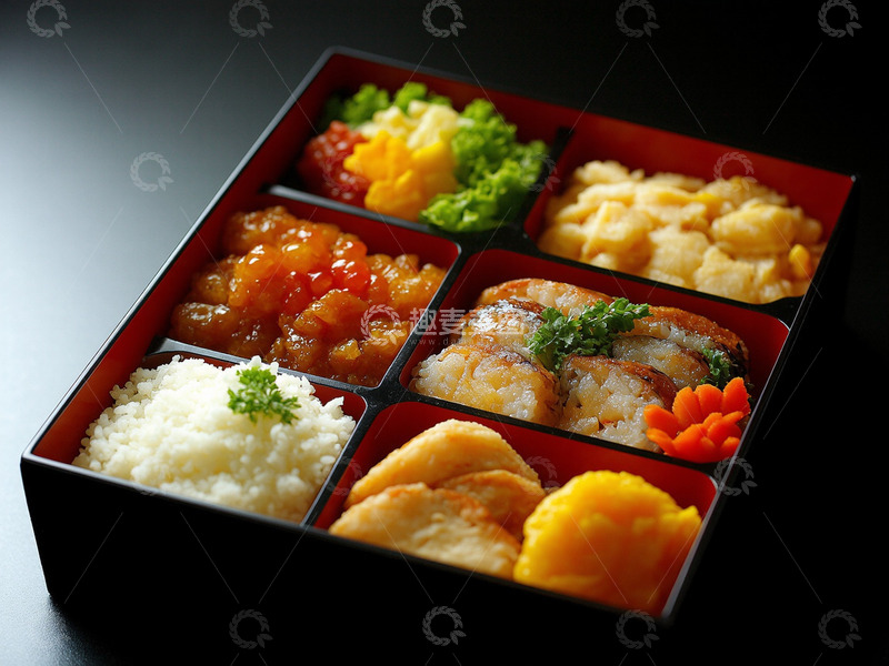 高清大图下载【趣麦麦图】创意美食营养盒饭摄影