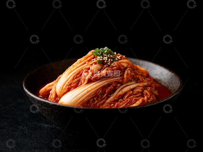 高清大图下载【趣麦麦图】韩式辣白菜泡菜美食摄影