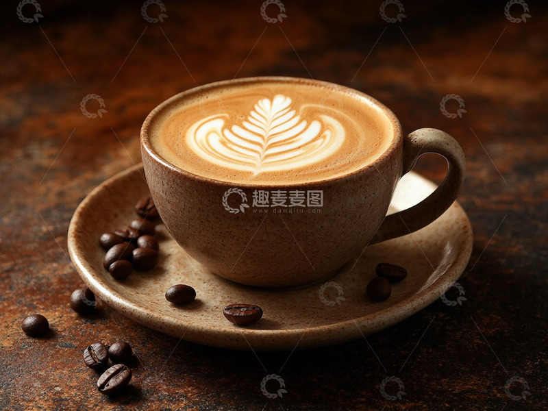 高清大图下载【趣麦麦图】创意咖啡卡布奇诺甜品美食2