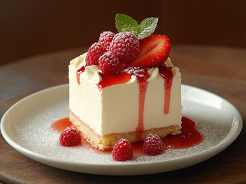 创意美食奶油蛋糕甜点摄影3