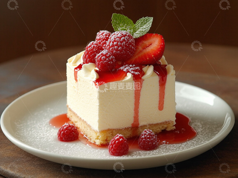 高清大图下载【趣麦麦图】创意美食奶油蛋糕甜点摄影3