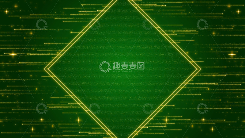 圣诞方框节日粒子绿色背景