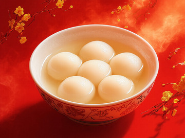 创意节日美食元宵节汤圆摄影1