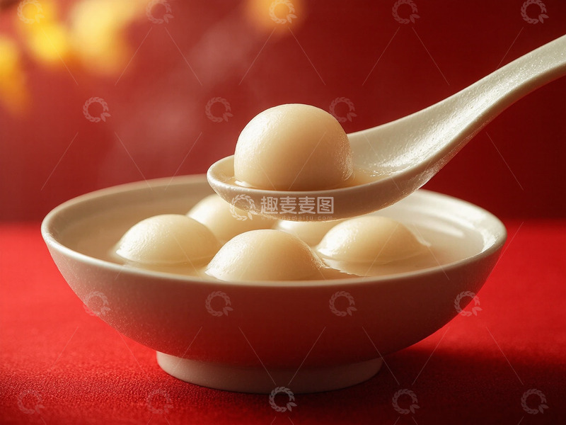 高清大图下载【趣麦麦图】创意节日美食元宵节汤圆摄影2