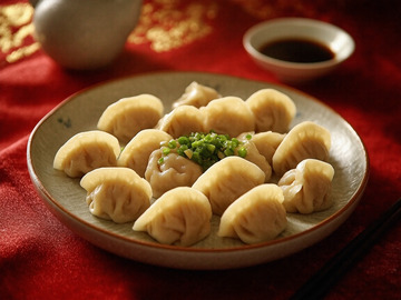 创意水饺美食摄影