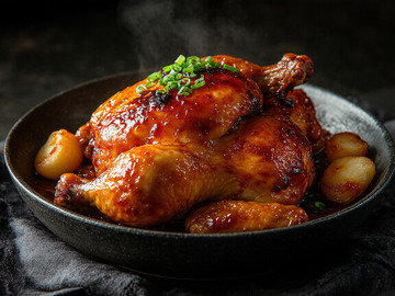 创意烧鸡美食摄影1