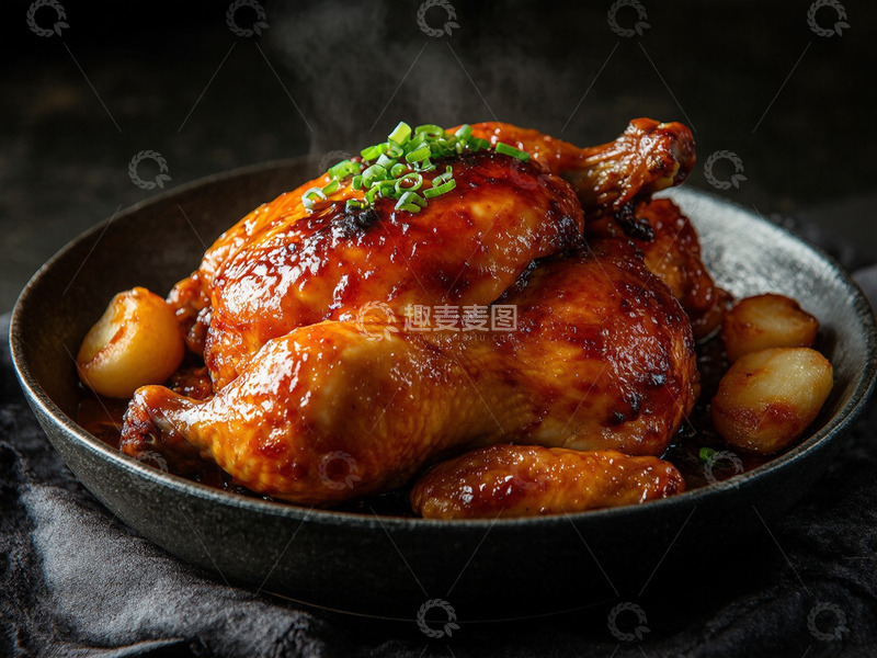 创意烧鸡美食摄影1