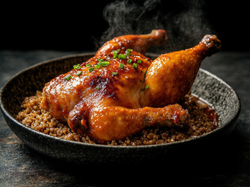 创意烧鸡美食摄影