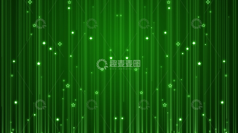科幻粒子线条流星拖尾绿色背景