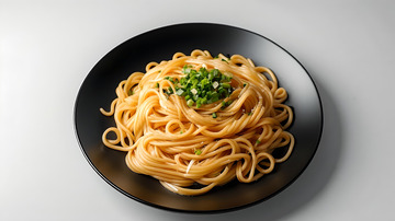 葱花面美食摄影图