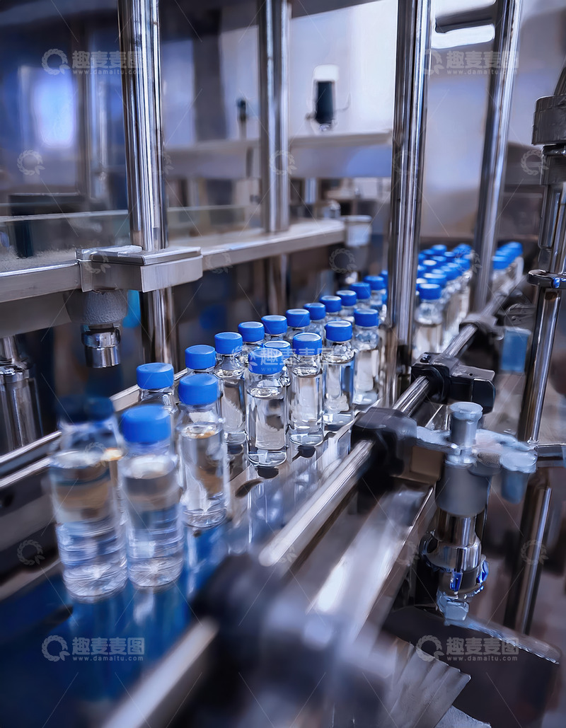 高清大图下载【趣麦麦图】制药工厂的小瓶生产风采1