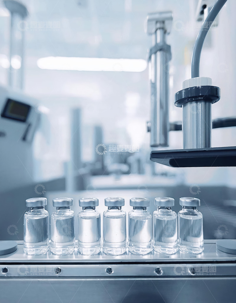 高清大图下载【趣麦麦图】自动化小瓶包装的细致入微2