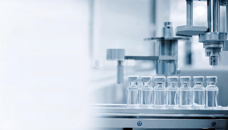 高清大图下载【趣麦麦图】传送带小瓶流转的秩序景观