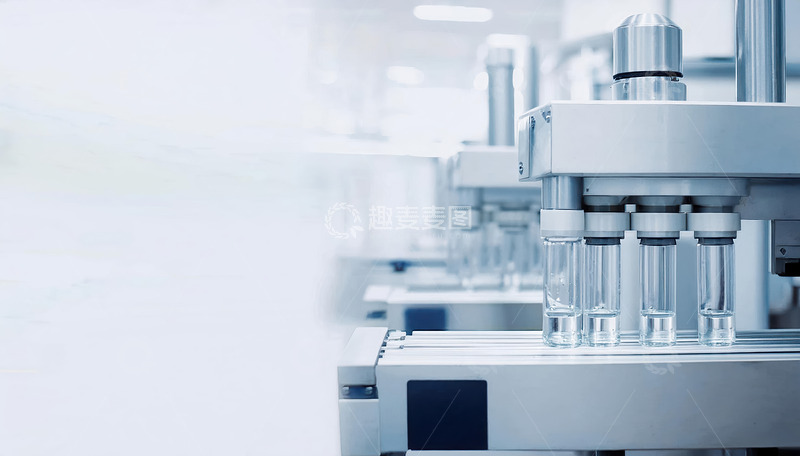 高清大图下载【趣麦麦图】机械臂与小瓶的精准互动