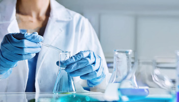 蓝色手套的实验舒适体验