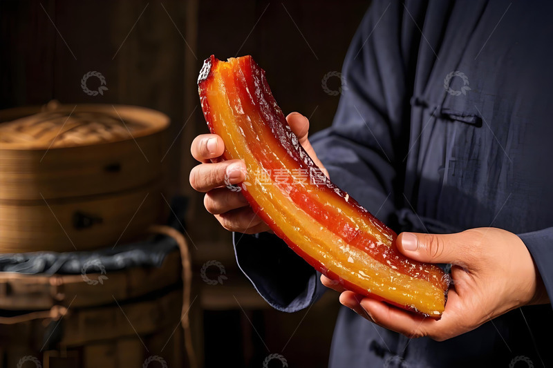 高清大图下载【趣麦麦图】川味腊肉美食摄影图2