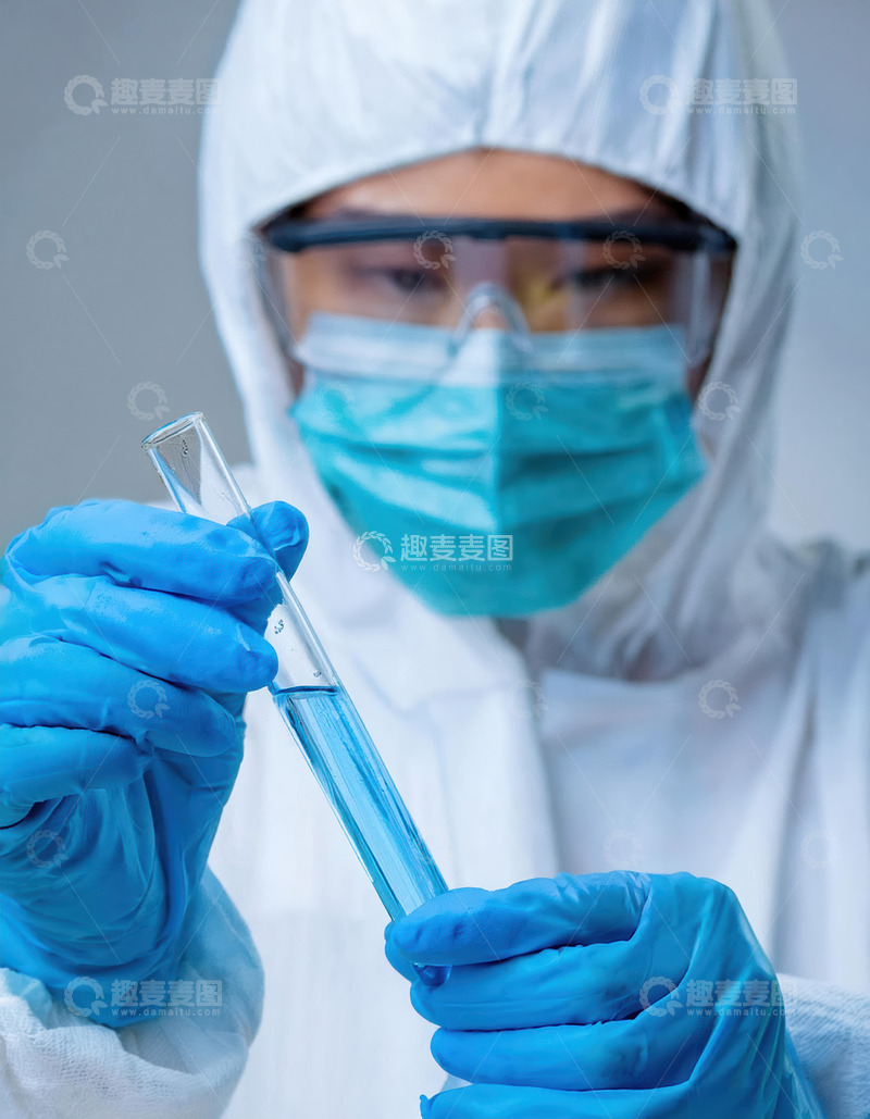 高清大图下载【趣麦麦图】科研人员的实验操作流程1