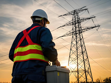 电工人物摄影图