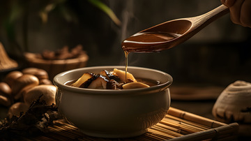 陶制器皿中呈现的经典佛跳墙养生美食
