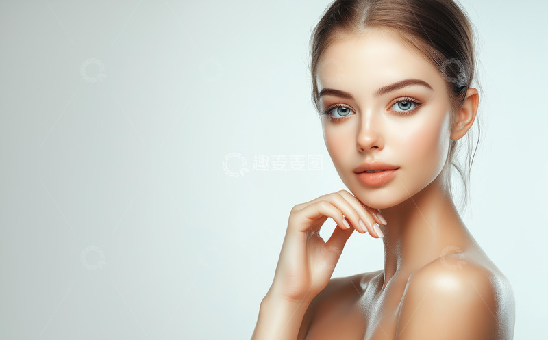 高清大图下载【趣麦麦图】美容美妆SPA模特人物摄影图1