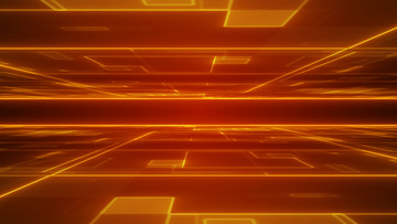 科技穿梭方框方块线条红色背景