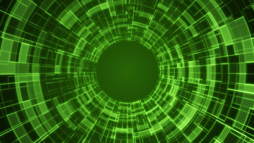 科技通道隧道企业公司绿色背景