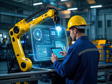 男性工程师人物摄影图