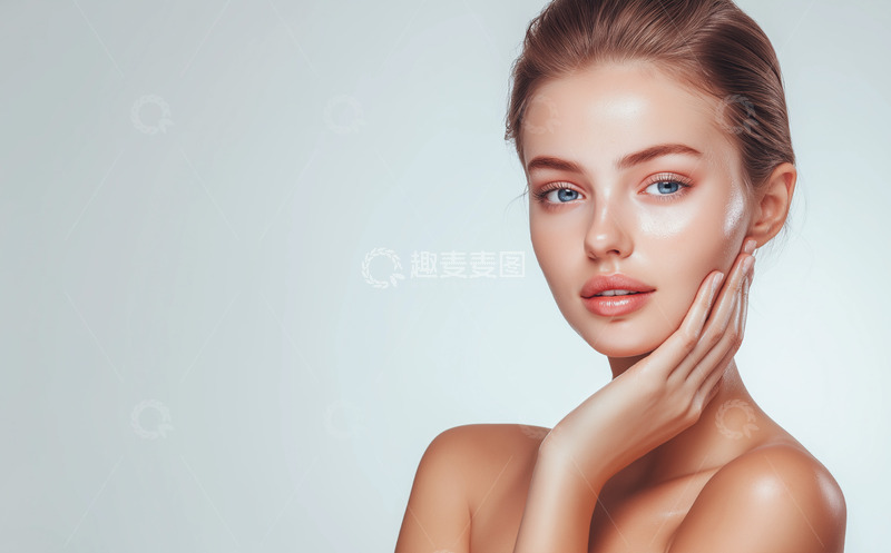 高清大图下载【趣麦麦图】美容美妆SPA模特人物摄影图