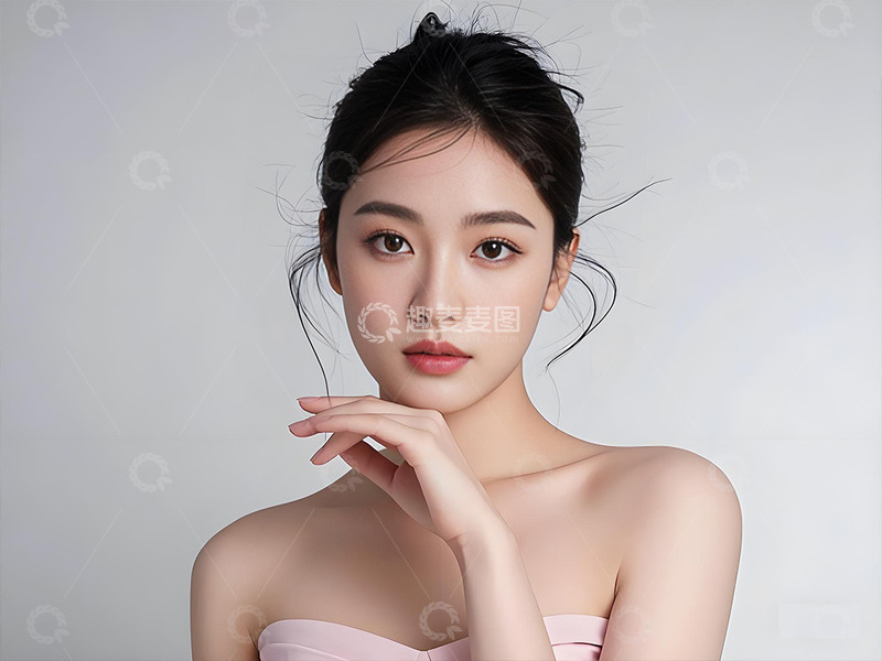 高清大图下载【趣麦麦图】美容美妆SPA模特人物摄影图3