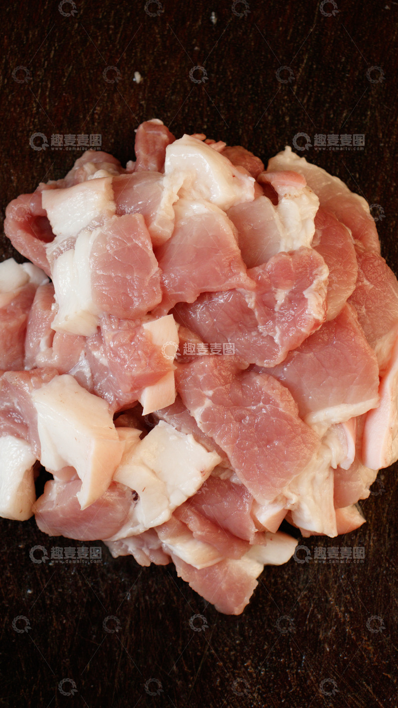 高清大图下载【趣麦麦图】猪肉片的食材品质保障