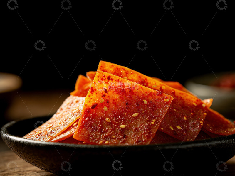 高清大图下载【趣麦麦图】创意美食辣片特色小吃摄影
